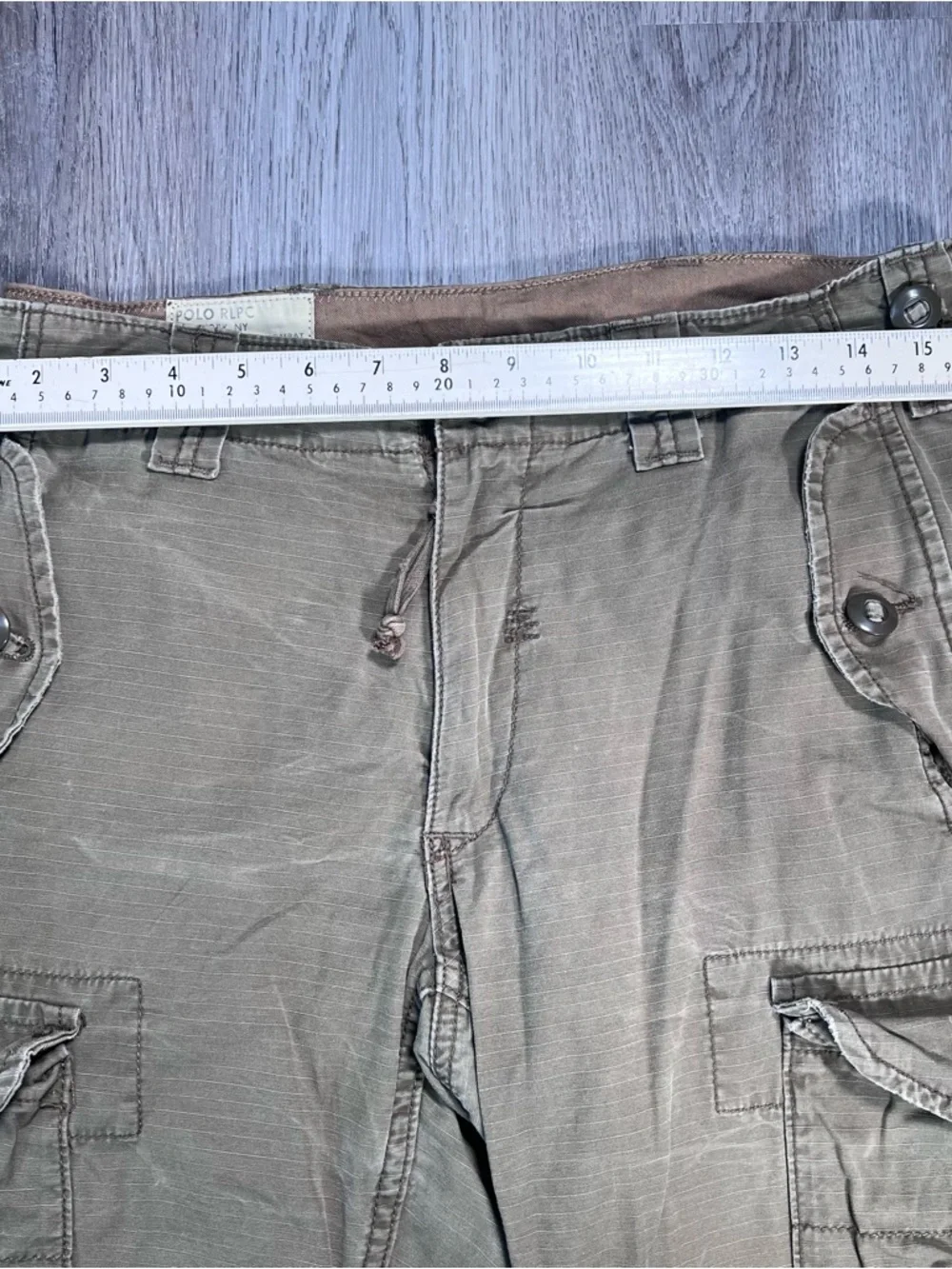 Polo Ralph Lauren Cargo Pants Mens Straight Fit Combat OG-107 GS Military 32x30 - Picture 8 of 11